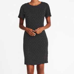 NWOT Old Navy Ponte-Knit Flutter-Sleeve Dress
